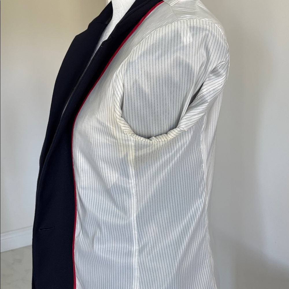 J. Crew Navy Regent Blazer Size 12 - Picture 6 of 9